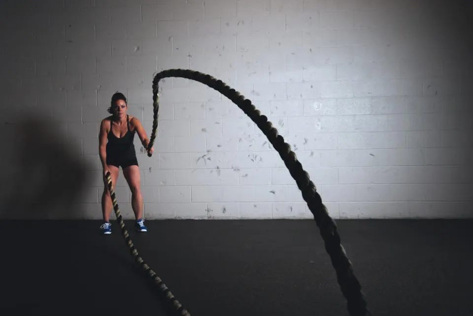 Battle rope training
